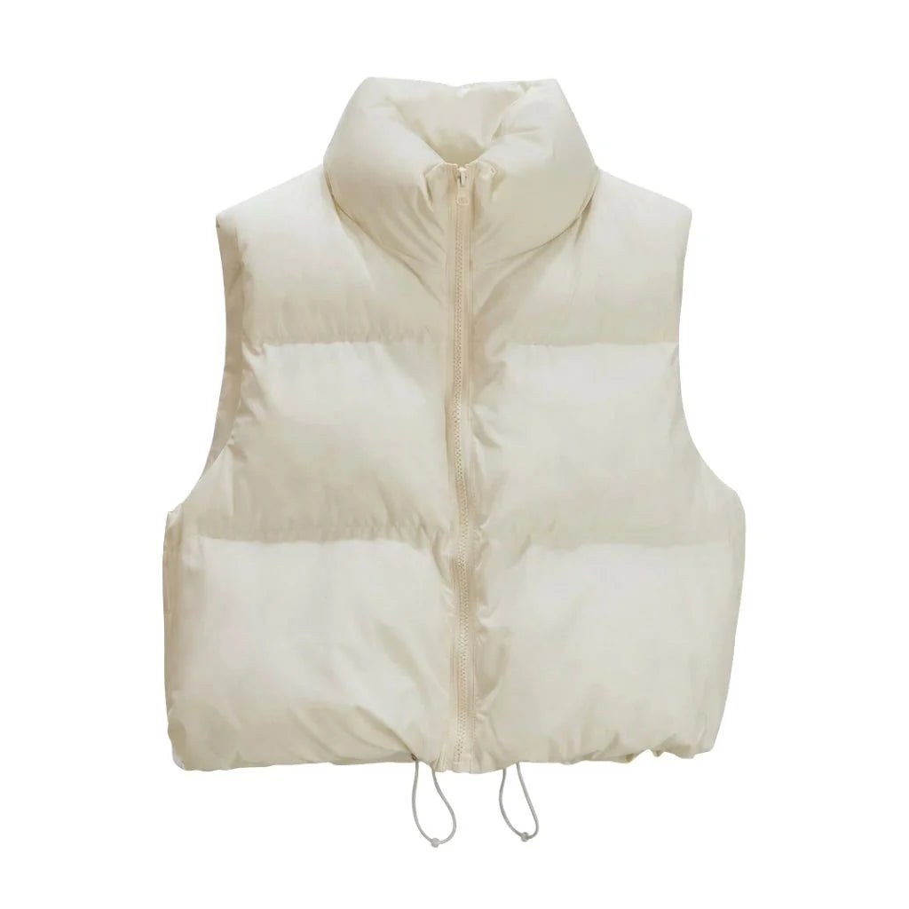 Paige — Cropped Puffer Vest for Women with High Collar (6)