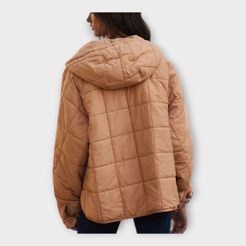 Paula — Quilted Pullover Jacket for Women with Hood (2)