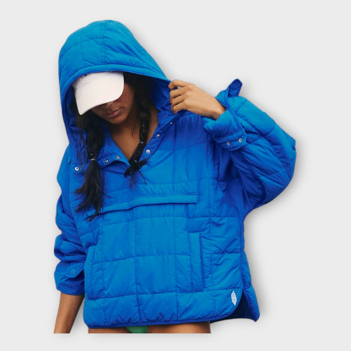 Paula — Quilted Pullover Jacket for Women with Hood (6)