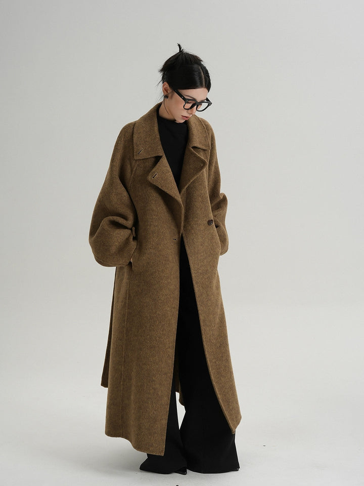 Quinn — Long Wool Coat for Women with High Collar (4)