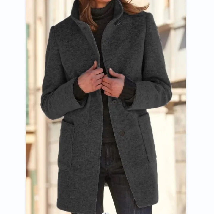 Sadie — Padded Winter Coat for Women with Buttons (4)