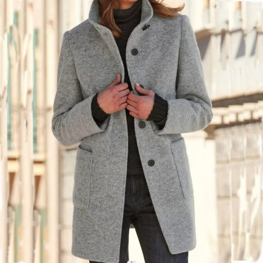 Sadie — Padded Winter Coat for Women with Buttons (5)
