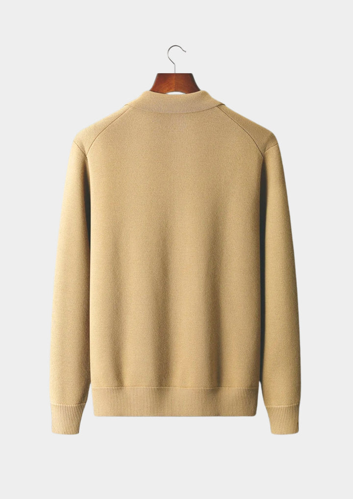 Sarah — Knit Cardigan Jacket for Women with Collar (2)