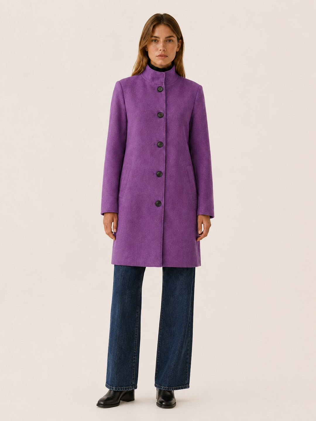 Amelia — Classic trench coat for women with button front (6), Timeless Wears