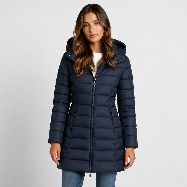 Daphne — Lightweight puffer jacket for women with quilted lining (2), Timeless Wears