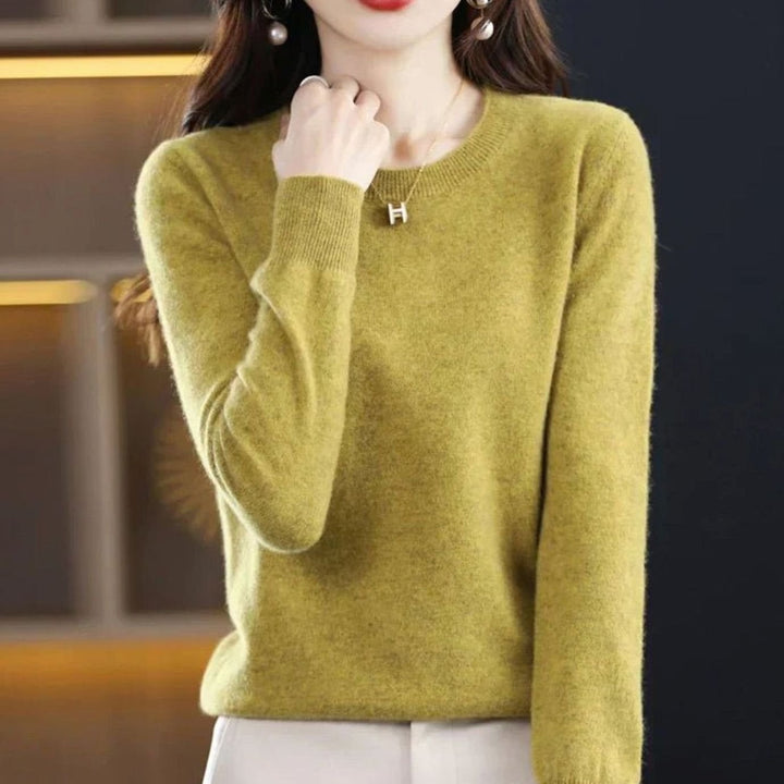 Imogen — Classic jumper for women with round neck (6), Timeless Wears