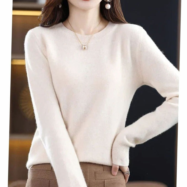 Imogen — Classic jumper for women with round neck (8), Timeless Wears