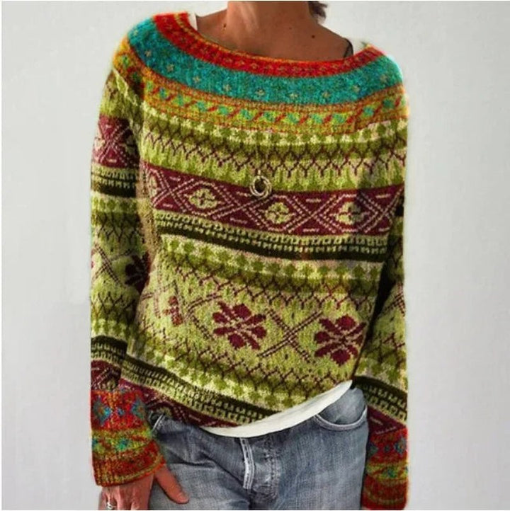 Katherine — Warm christmas sweater for women with long sleeves (2), Timeless Wears