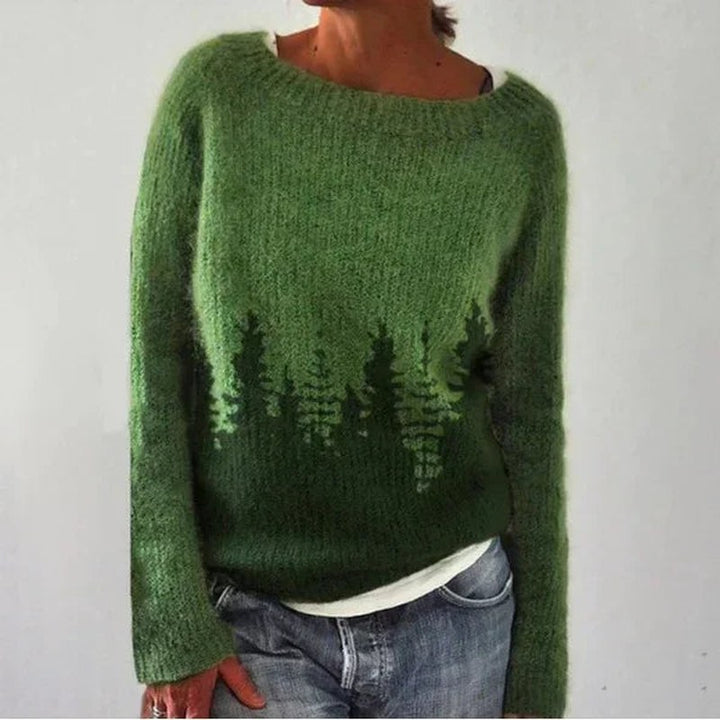Katherine — Warm christmas sweater for women with long sleeves (3), Timeless Wears