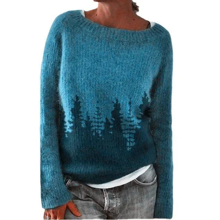Katherine — Warm christmas sweater for women with long sleeves (4), Timeless Wears