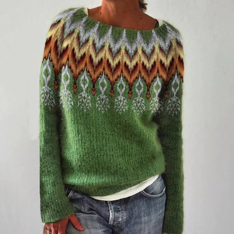 Katherine — Warm christmas sweater for women with long sleeves (5), Timeless Wears