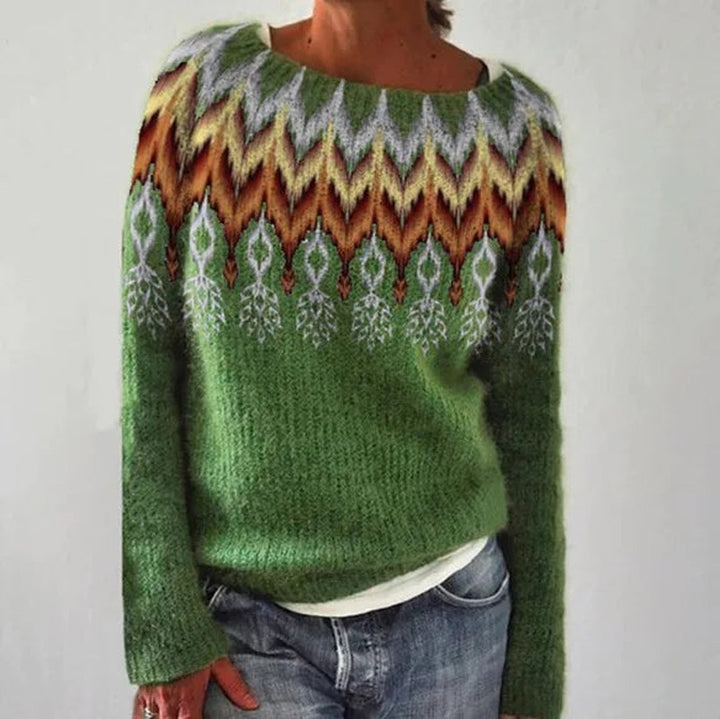 Katherine — Warm christmas sweater for women with long sleeves (5), Timeless Wears