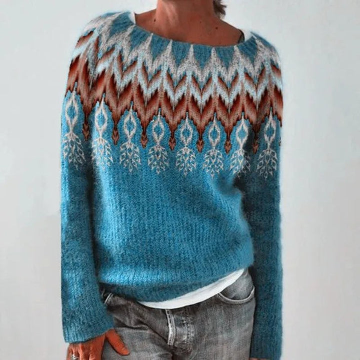Katherine — Warm christmas sweater for women with long sleeves (6), Timeless Wears
