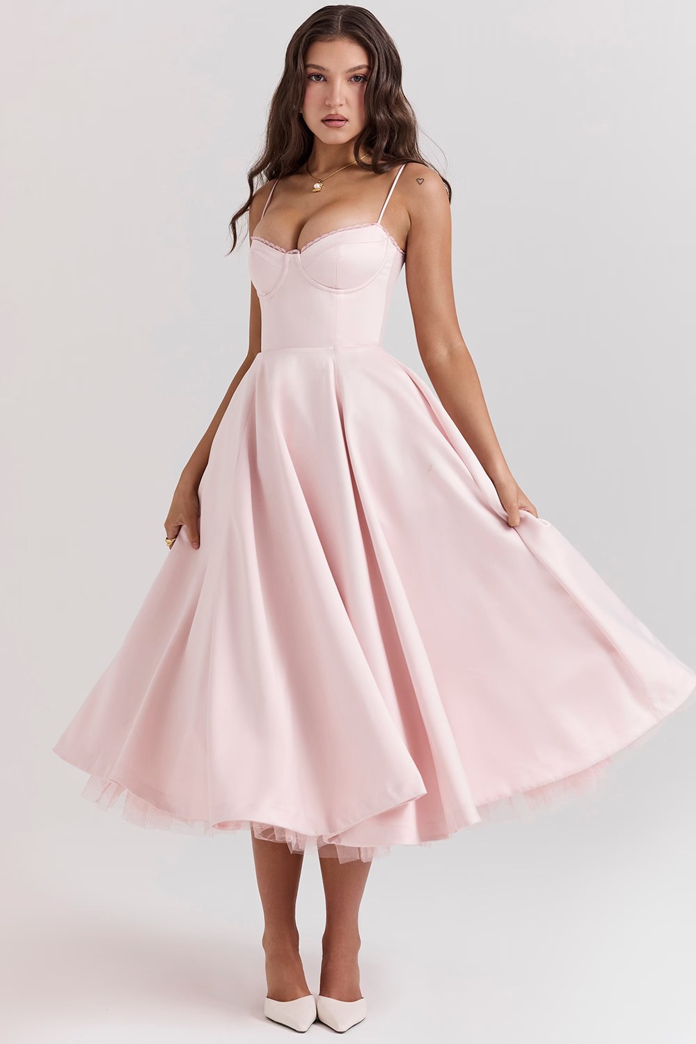 Lydia — Elegant cocktail dress for women in satin (8), Timeless Wears