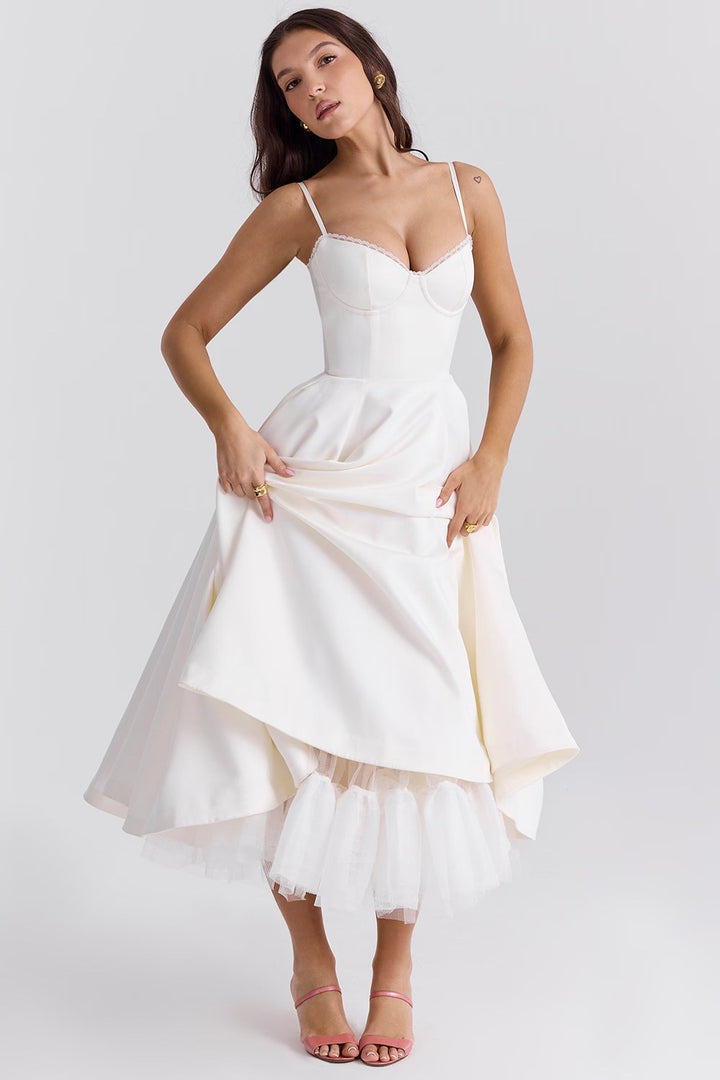 Lydia — Elegant cocktail dress for women in satin (10), Timeless Wears
