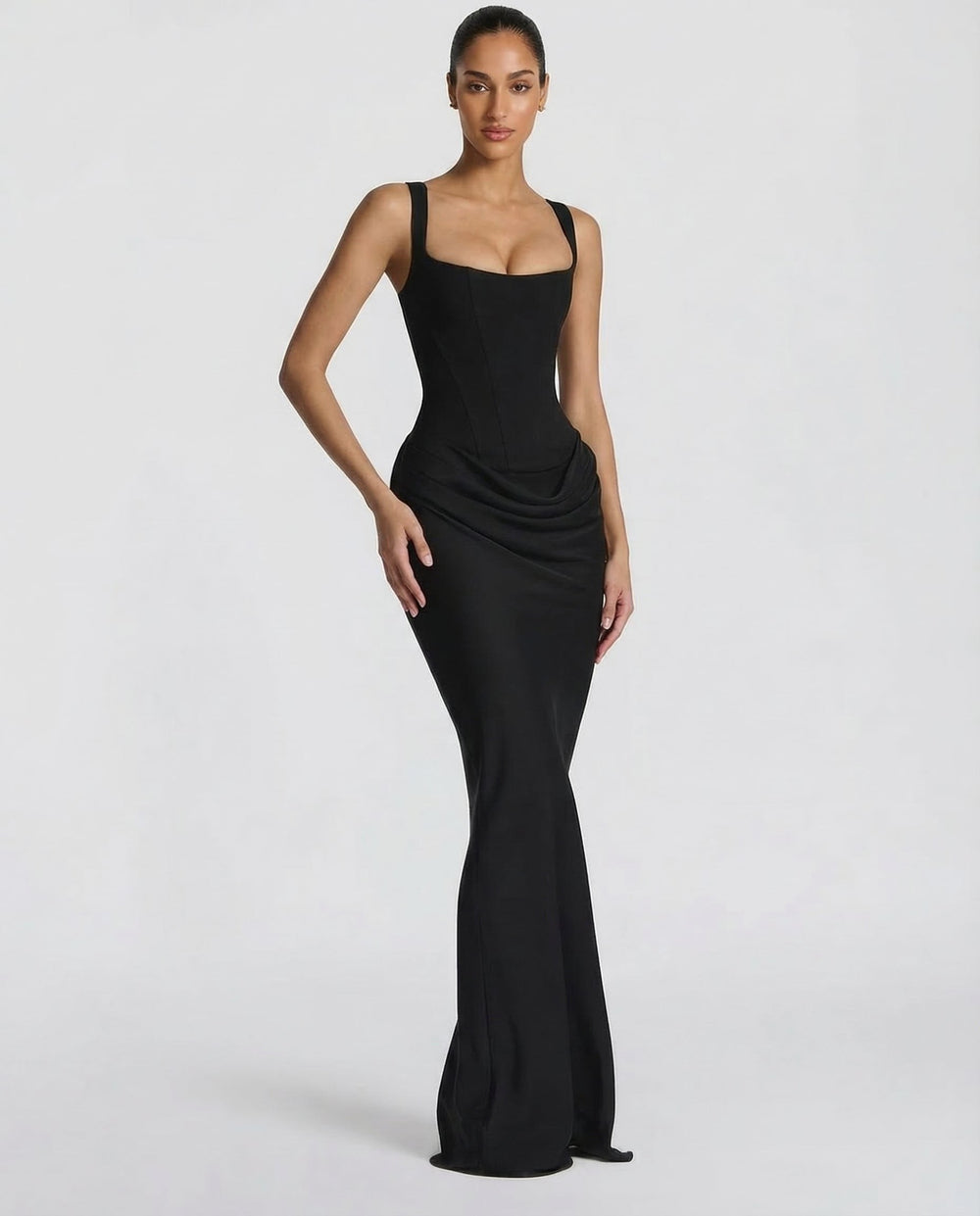 Margot — Chic bridesmaid dress for women with straps (2), Timeless Wears