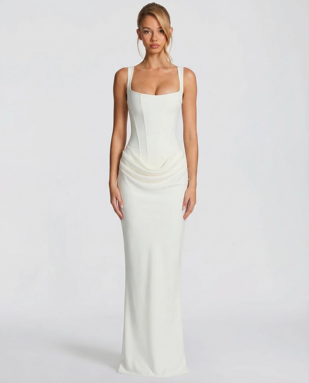 Margot — Chic bridesmaid dress for women with straps (3), Timeless Wears