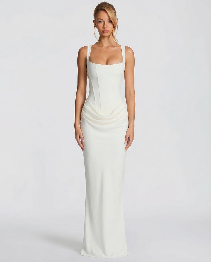 Margot — Chic bridesmaid dress for women with straps (3), Timeless Wears