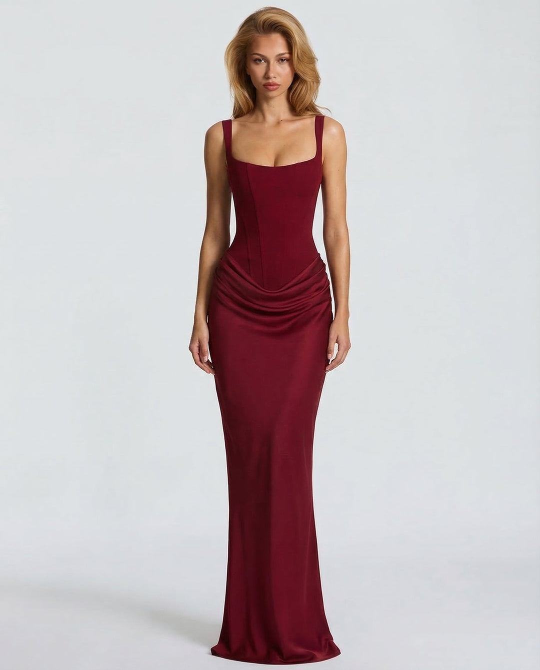 Margot — Chic bridesmaid dress for women with straps (4), Timeless Wears