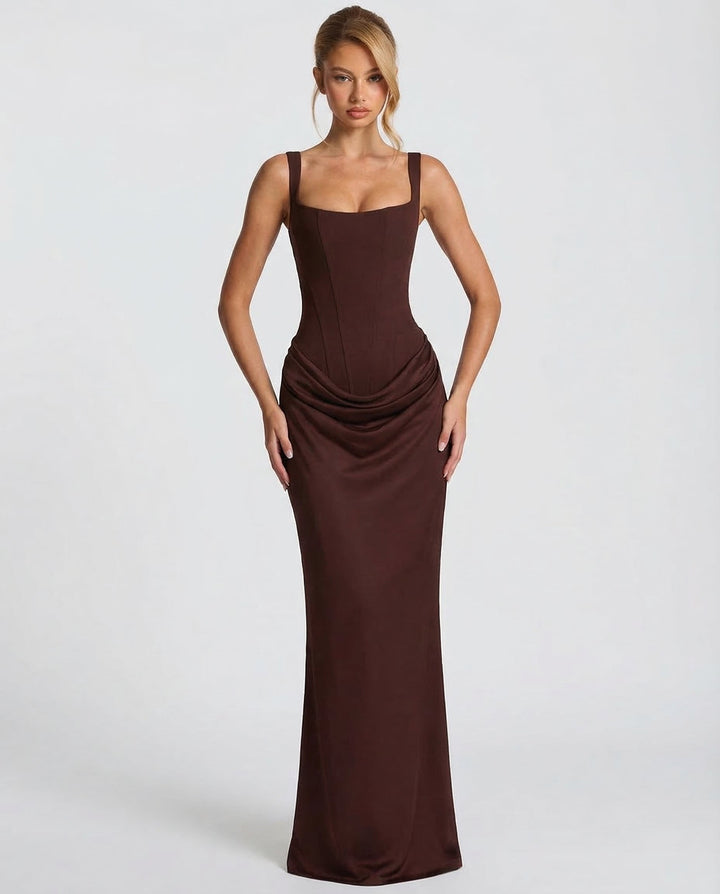 Margot — Chic bridesmaid dress for women with straps (9), Timeless Wears