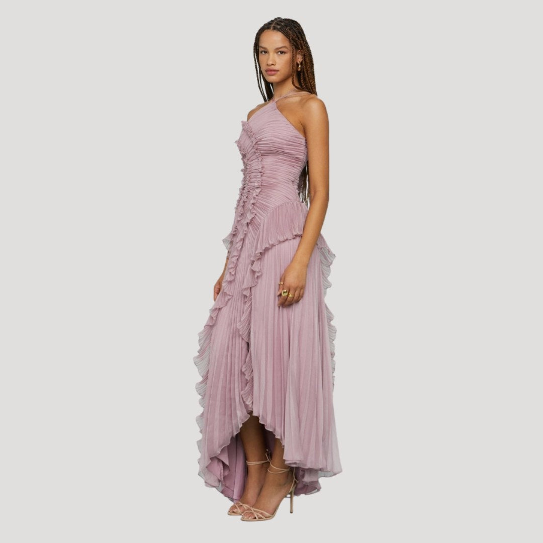 Nadia — Elegant formal dress for women with halter neck (4), Timeless Wears