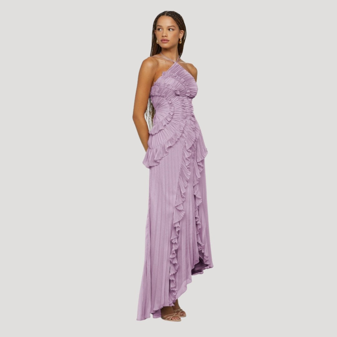 Nadia — Elegant formal dress for women with halter neck (7), Timeless Wears