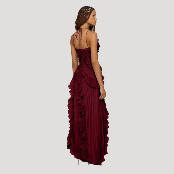 Nadia — Elegant formal dress for women with halter neck (10), Timeless Wears
