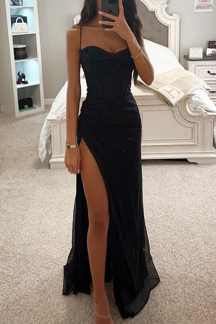 Octavia — Chic sequin dress for women in satin, Timeless Wears