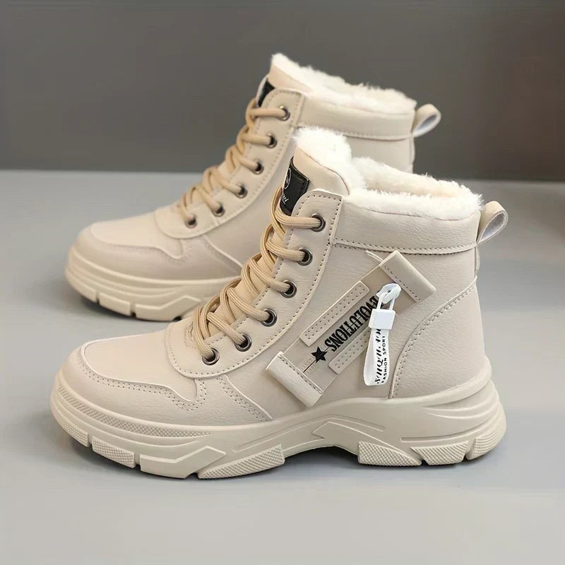Penelope — Warm boots for women with thick sole, Timeless Wears