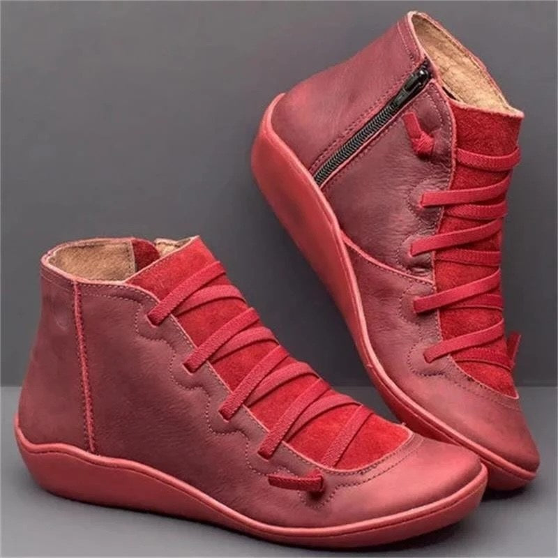 Rosalind — Classic booties for women with lace up front (2), Timeless Wears