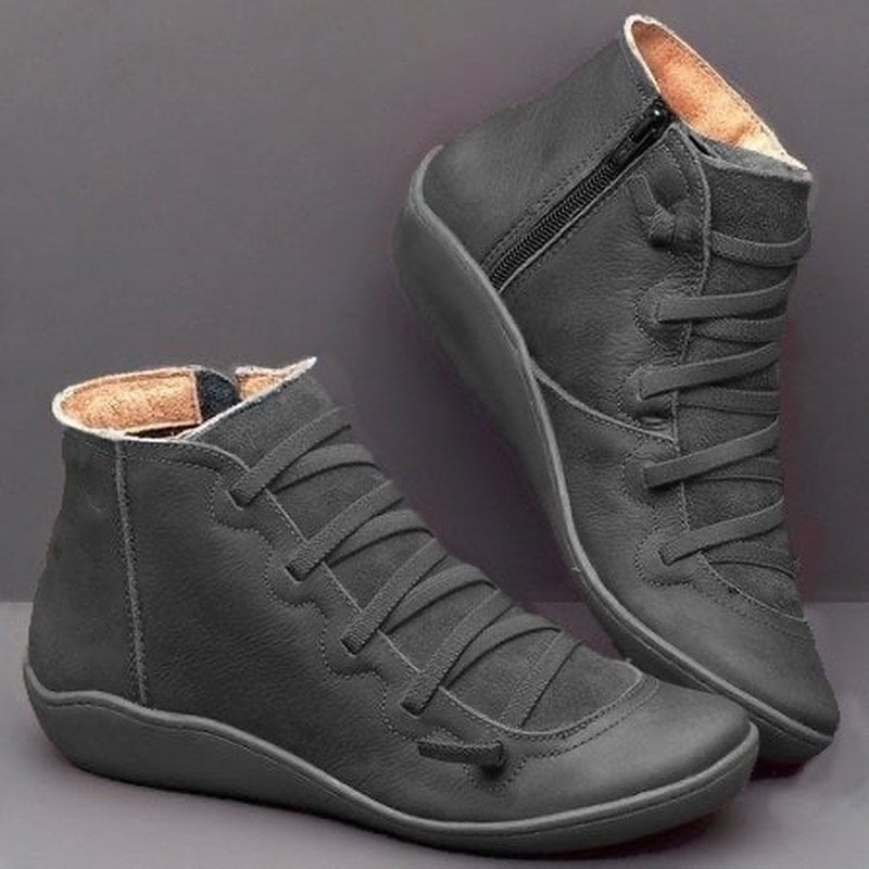 Rosalind — Classic booties for women with lace up front (3), Timeless Wears