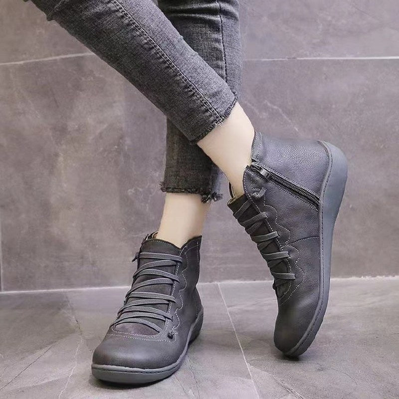 Rosalind — Classic booties for women with lace up front (9), Timeless Wears