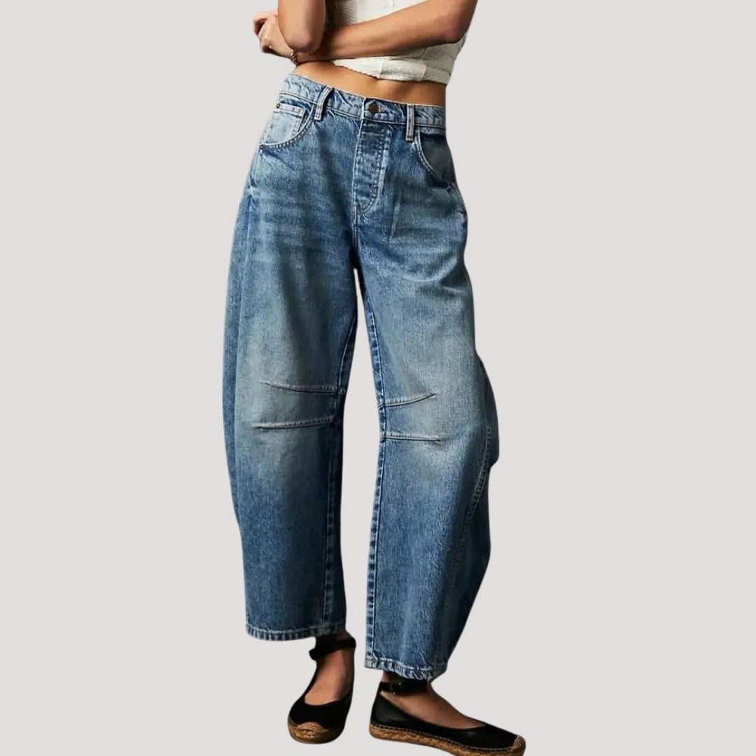 Sylvia — Relaxed jeans for women with barrel leg (5), Timeless Wears