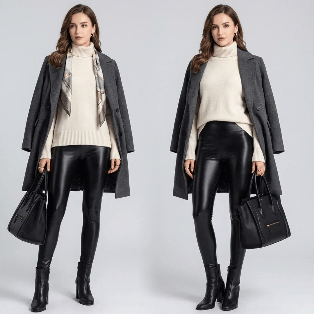 Tabitha — Warm leggings for women with fleece lining (5), Timeless Wears