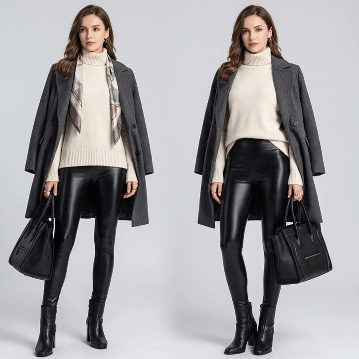 Tabitha — Warm leggings for women with fleece lining (5), Timeless Wears