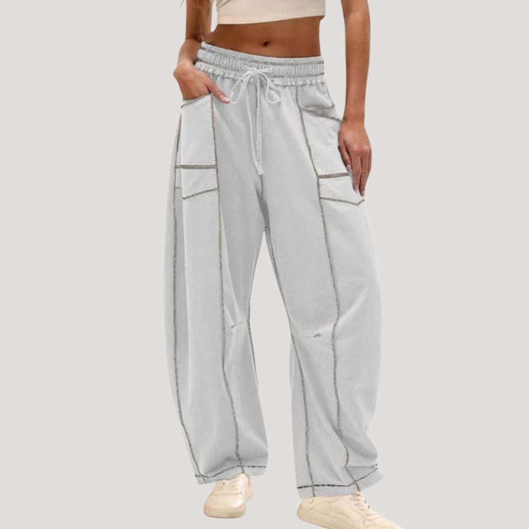 Ursula — Comfortable trousers for women with wide leg (5), Timeless Wears