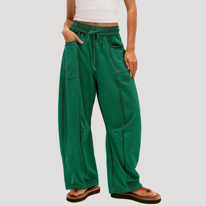 Ursula — Comfortable trousers for women with wide leg (7), Timeless Wears