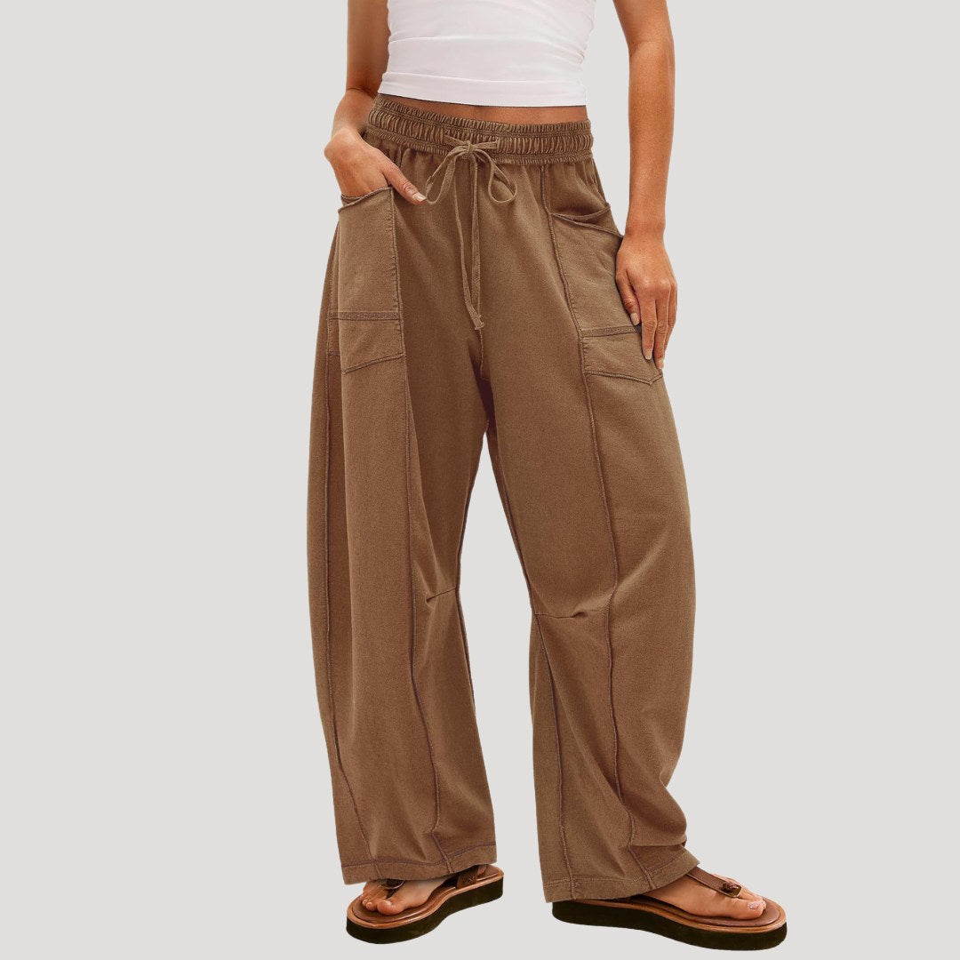 Ursula — Comfortable trousers for women with wide leg (9), Timeless Wears