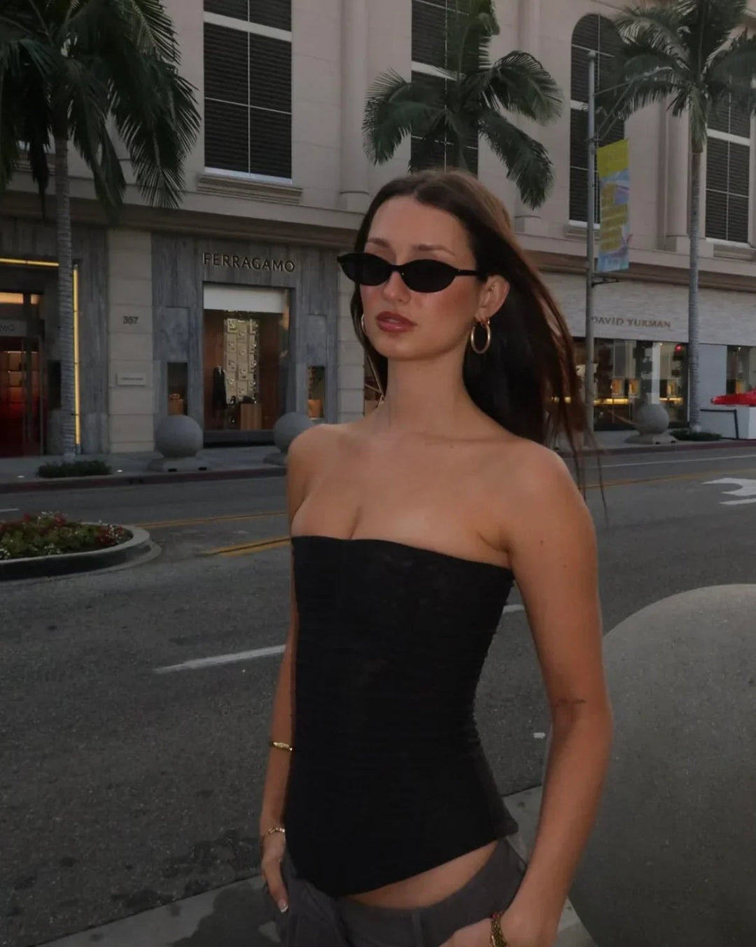 Willa — Chic corset top for women in satin (9), Timeless Wears