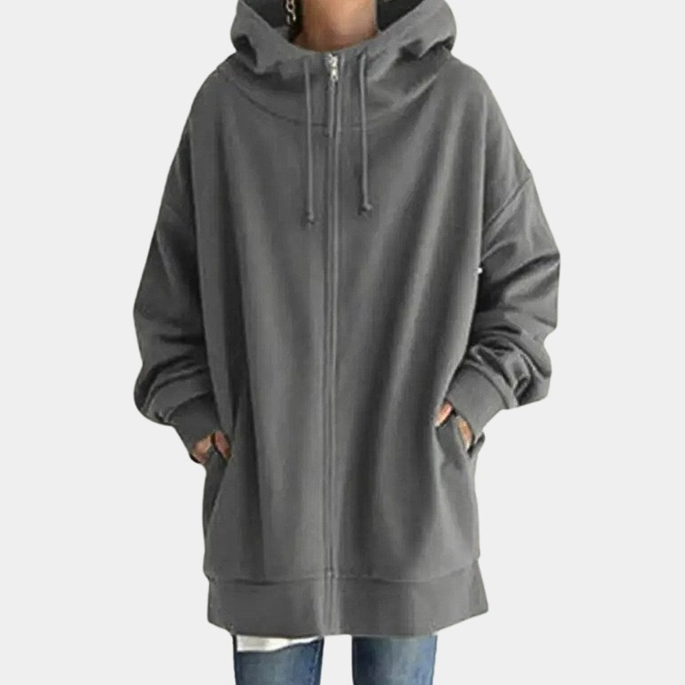 Zelda — Relaxed hoodie for women with front pockets, Timeless Wears