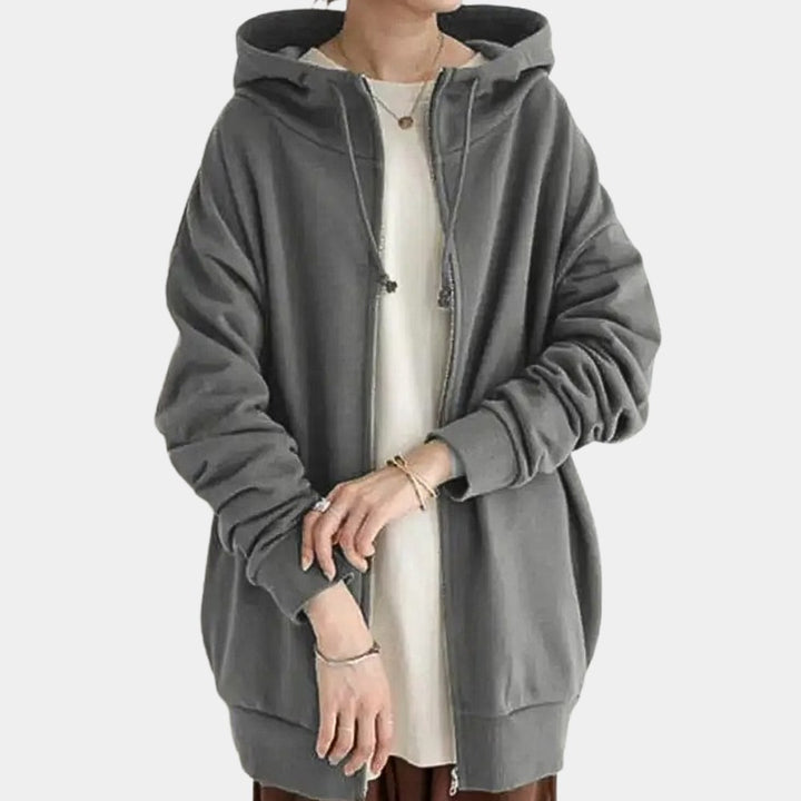 Zelda — Relaxed hoodie for women with front pockets (2), Timeless Wears