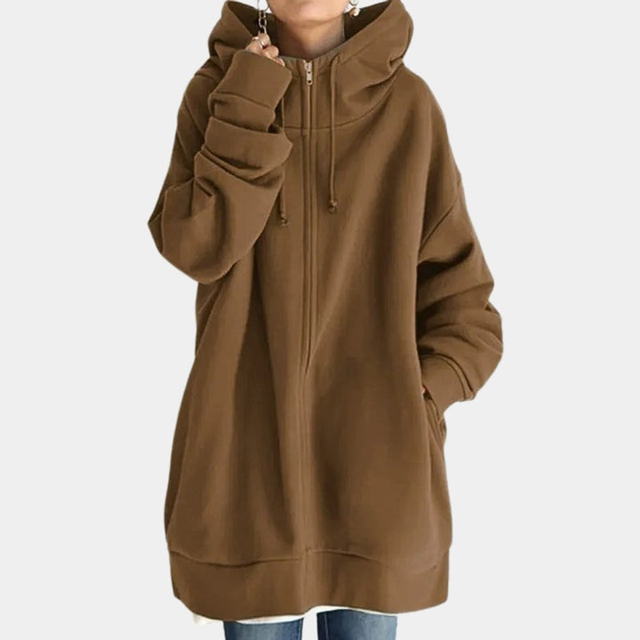 Zelda — Relaxed hoodie for women with front pockets (5), Timeless Wears