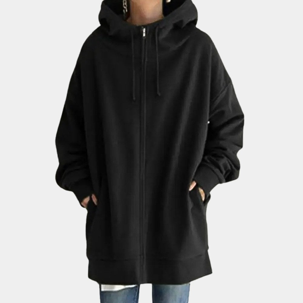Zelda — Relaxed hoodie for women with front pockets (6), Timeless Wears
