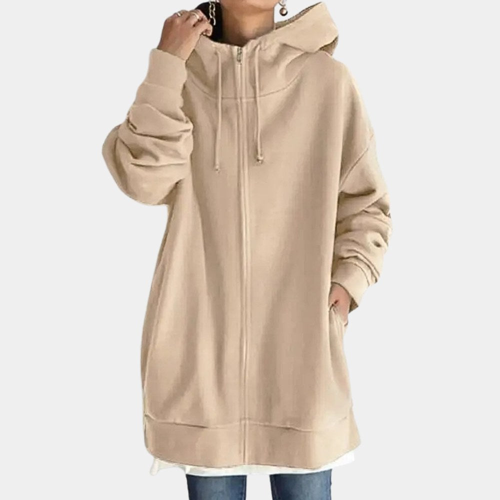 Zelda — Relaxed hoodie for women with front pockets (7), Timeless Wears